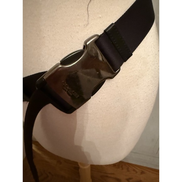 COACH Belt bag Terrain F75776 Black Leather Mesh Back Classic - Picture 8 of 10